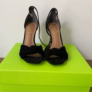 Sam Edelman black knot heels